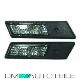 Nur Heute Side Indicators Set Black Clear fits on BMW E36 90-96