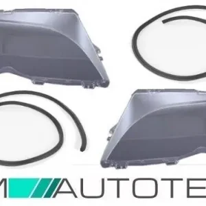 2x SALOON ESTATE FACELIFT Headlight Glass Cover Headlamp lens fits BMW E46 01-05 Heißes Angebot
