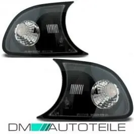 Billig Front Indicators Black Set fits on BMW E46 Coupe Convertible 98-01