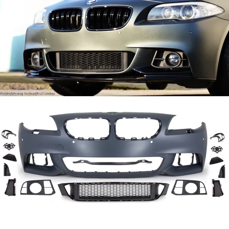 ABS Sport Front Bumper primed+Accessoires fits on BMW 5 F10 F11 Facelift LCI M-Sport up 2013 Günstig