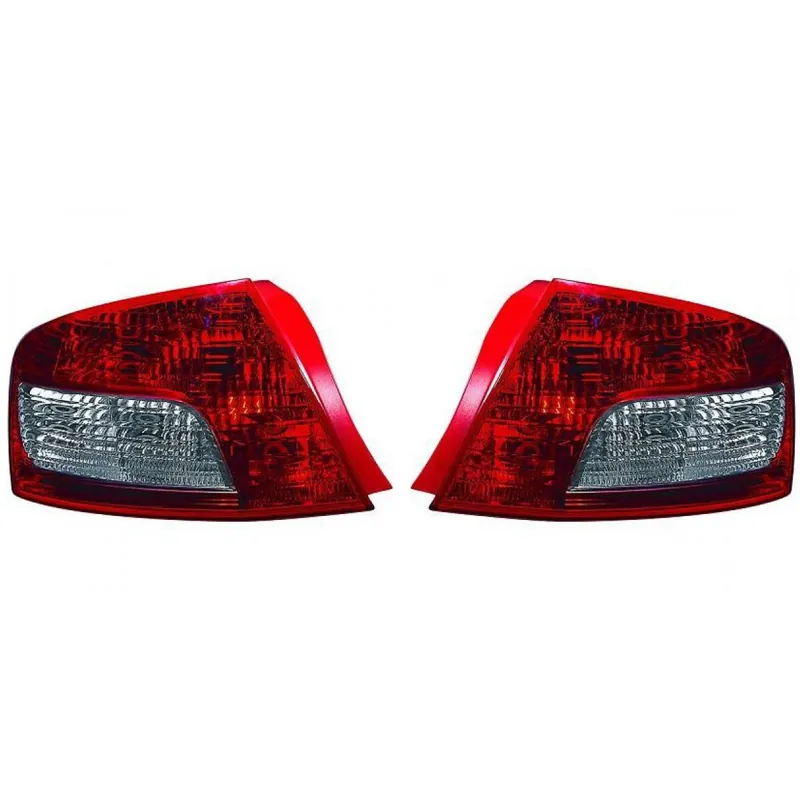 Heckleuchten Rückleuchten Depo / TYC SET passt für Peugeot 407 nur Limousine (6D) ab 08-10 Garantierte Lieferung