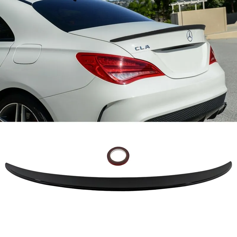 Bestpreis Kofferraumspoiler Heckspoiler Spoiler schwarz glanz passt für Mercedes CLA C117